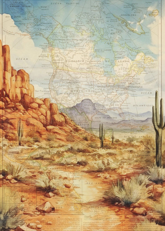 Arizonaöknen | Canvastavla