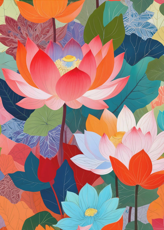 Den förtrollade lotusträdgården | Poster