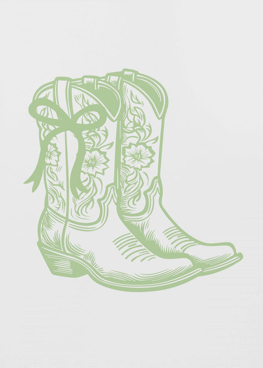 Blommiga cowboystövlar | Canvas