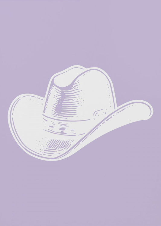 Lila cowboyhatt | Canvas