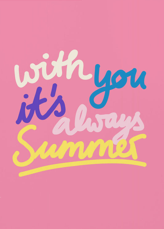 Endlose Sommerstimmung | Poster - Kunstdruck