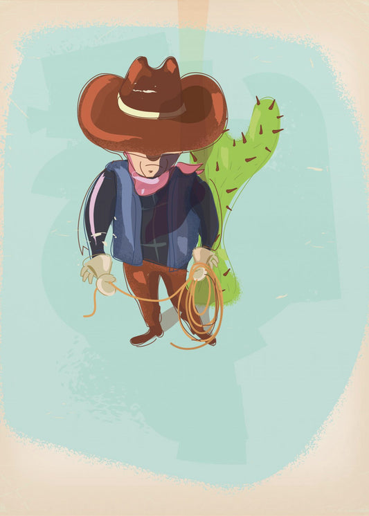 Texas Cowboy | Canvas