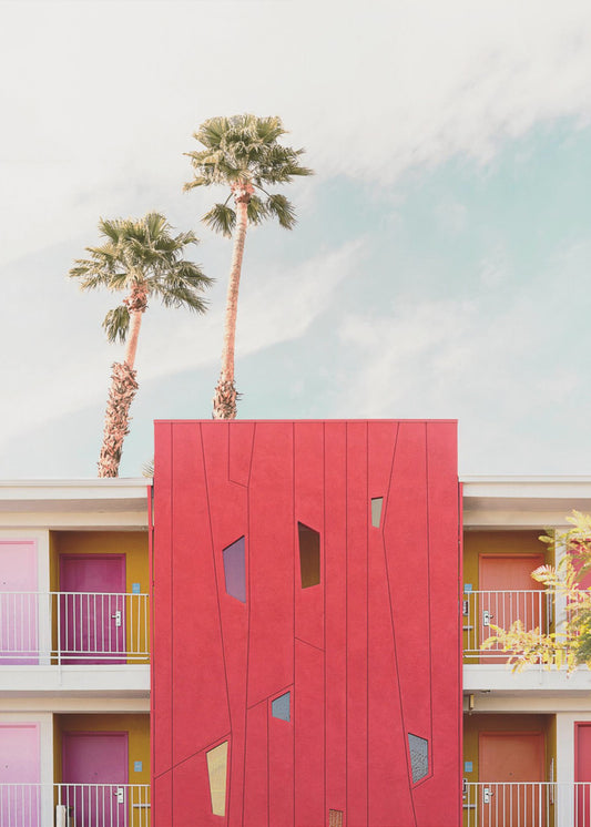 Palm Springs färger | Canvastavla