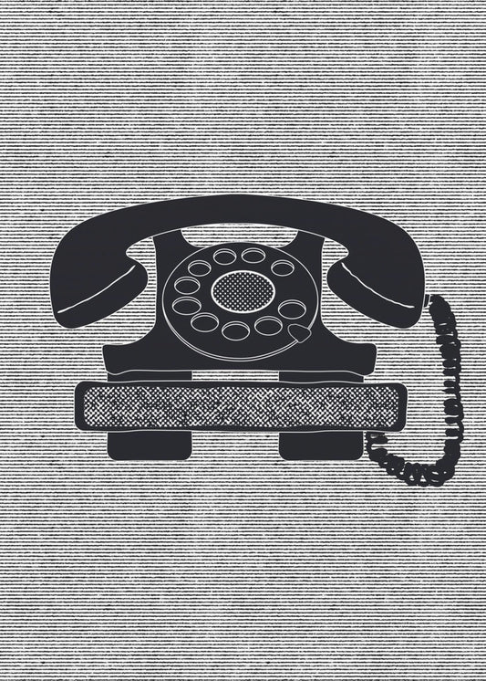 Vintage vridtelefon | Canvas