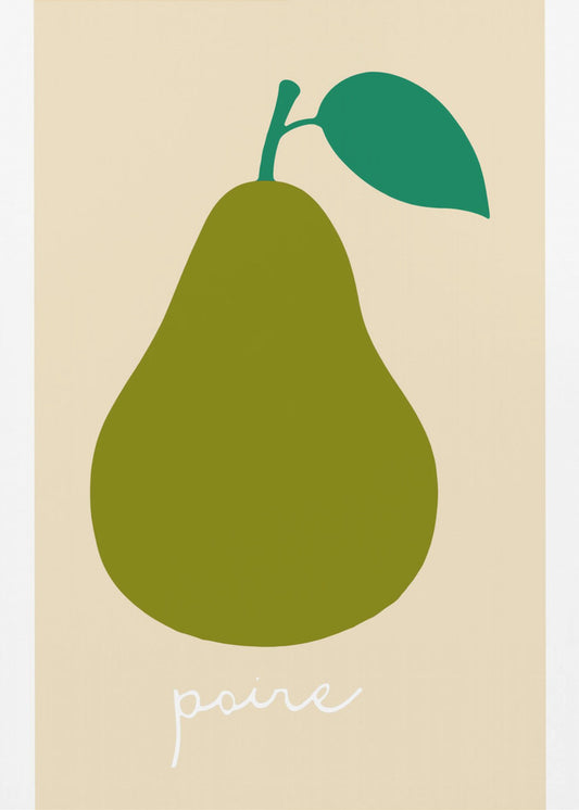 La Poire (mörkgrön) | Duk