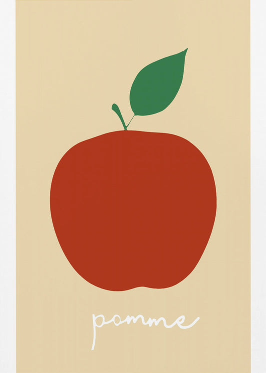 La Pomme (Ljusröd) | Duk