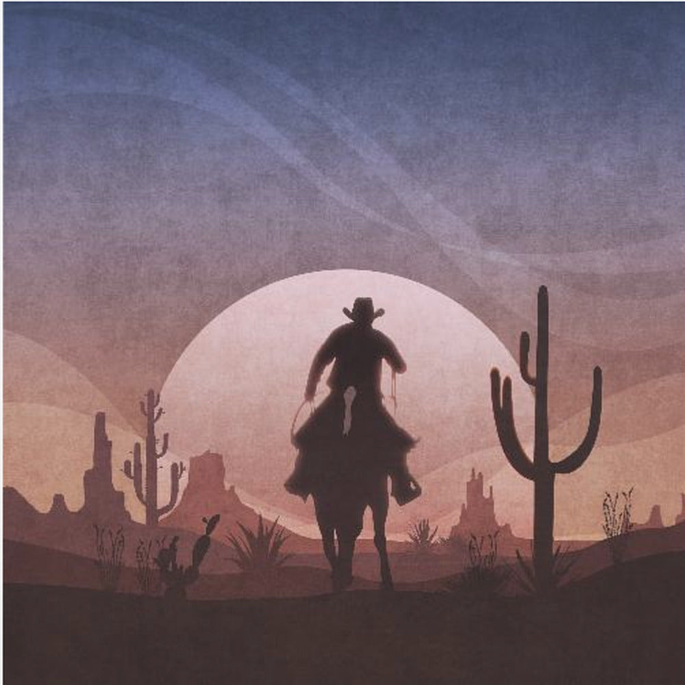 Cowboysolnedgång | Canvas