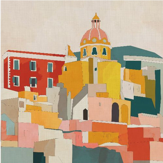 Procida Italien Kopiera | Canvas