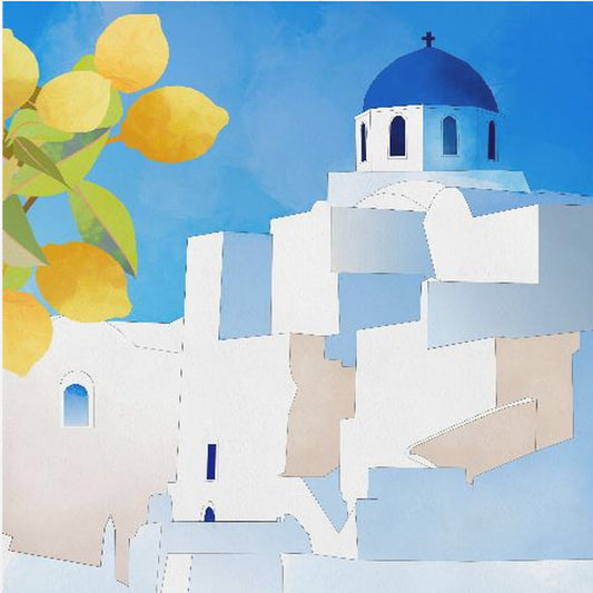 Santorini Neu | Poster