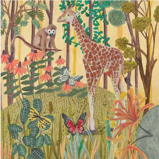 Giraff i naturen | Canvas