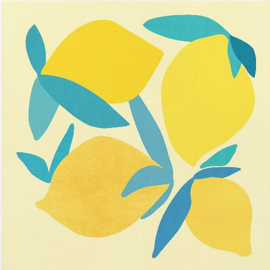 Lemon Shapes 2 | Poster
