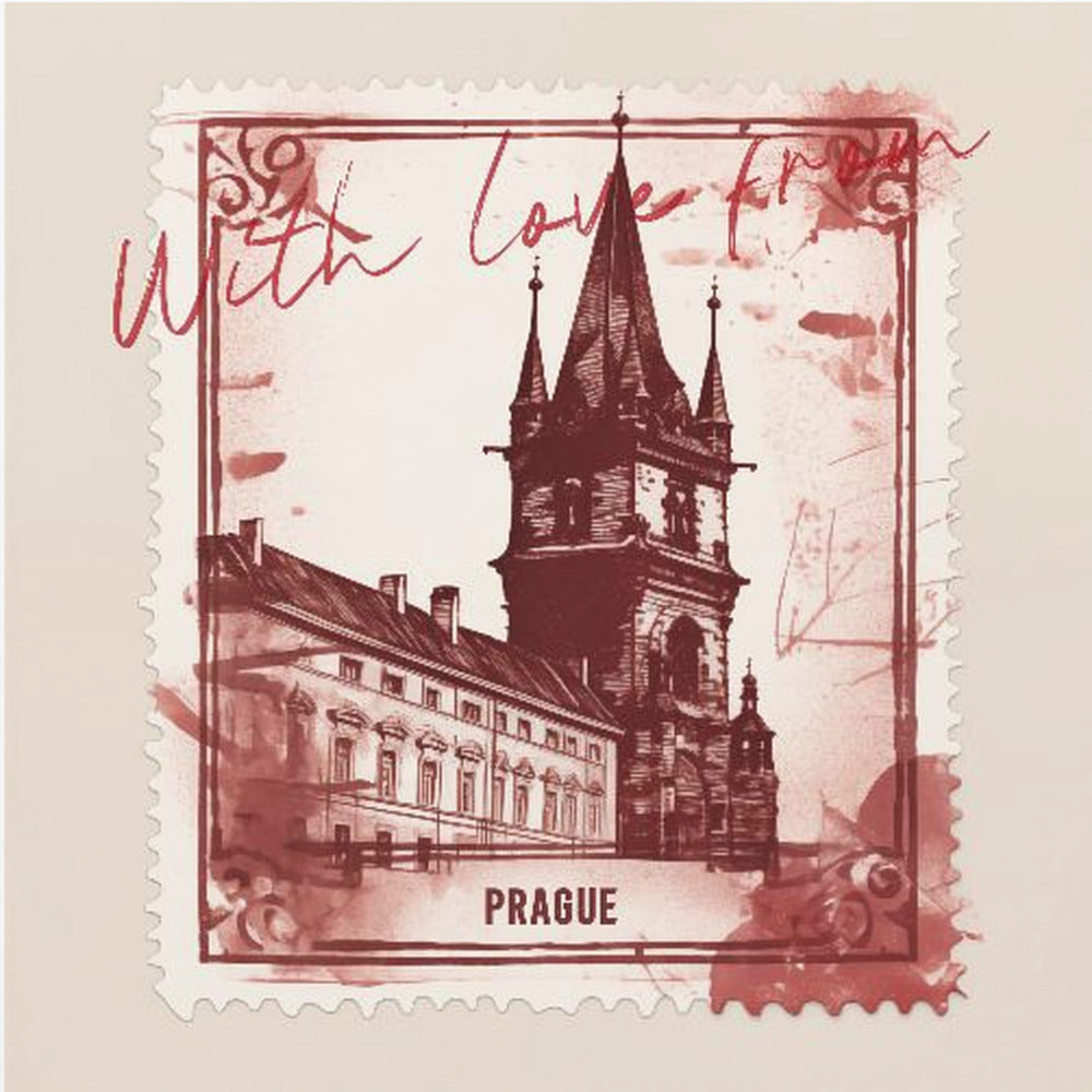 Med kärlek från Prag | Canvastavla